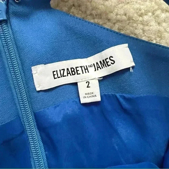 Elizabeth and James Sonya Skater Dress Lapis Revolve Mini Sleeveless Women Sz 2 - Picture 16 of 16